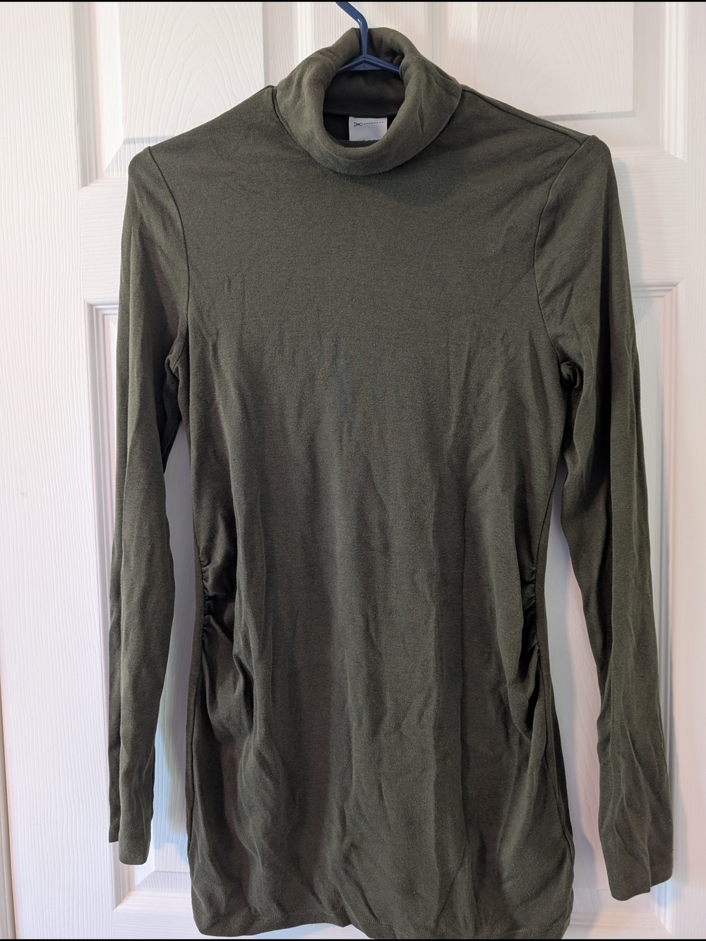 Gap Maternity Olive Green Turtleneck Long Sleeve Top Size Small